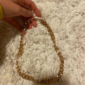 Gold chain necklace